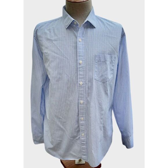 J. Crew Thompson Shirtings Men’s Dress Shirt Sz. XL Professional Office - Picture 1 of 16